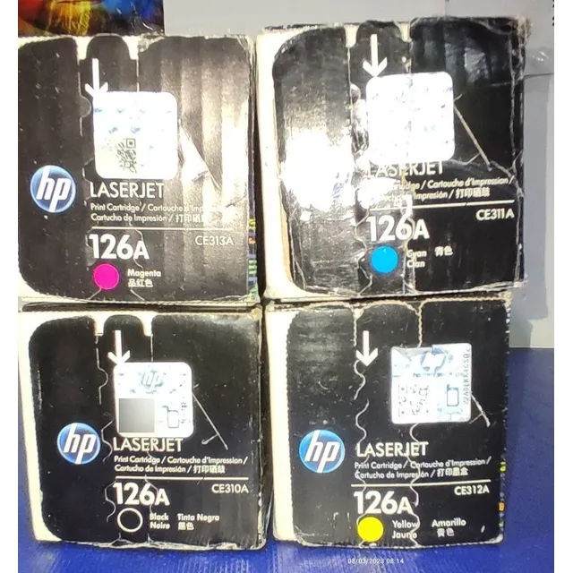 Legítimo Original Toner Hp 126a Ce313a Cp1025 Cp1025nw Carac