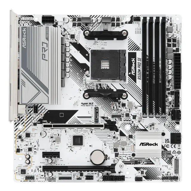 Motherboard Asrock B550m Pro Se Ryzen 5 Ryzen 7 Am4 Ddr4