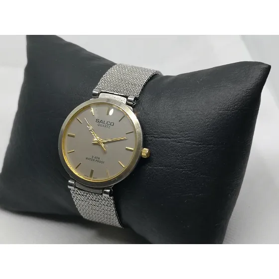 Reloj Salco De Cuarzo Vintage Años 90's Japones  