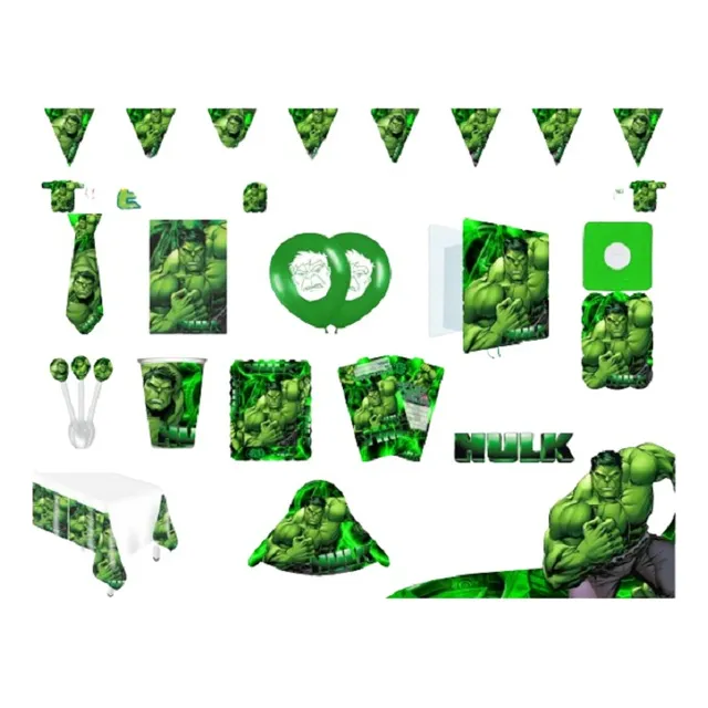 Decoración Hulk Piñata Fiesta Infantil Globos