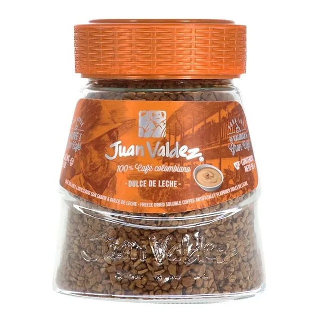 Café Liofilizado Juan Valdez Dulce de Leche Frasco 95gr