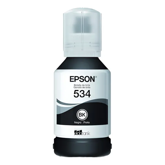 Botella Tinta Epson T534 Negro Para M1100 M1120 M1180