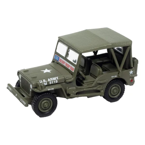 Jeep Willys Mb Ejercito Us Vietnam Johnny Lightning 1:64 Verde