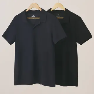 Hering Adulto Kit Com 2 Camisas Polo Básicas Masculinas Em Piquet Hering
