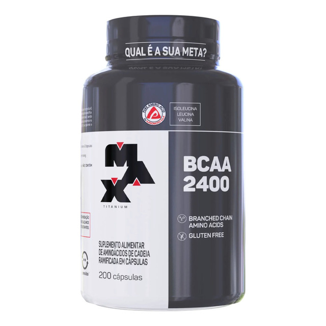 Bcaa 2400 200 Caps Max Titanium Suplemento Academia Bcaa 2400 200 Caps Max Titanium Suplemento Academia