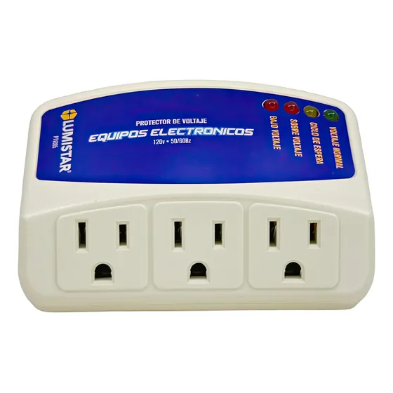 Protector De Voltaje Equipos Electrónicos Lumistar 120v