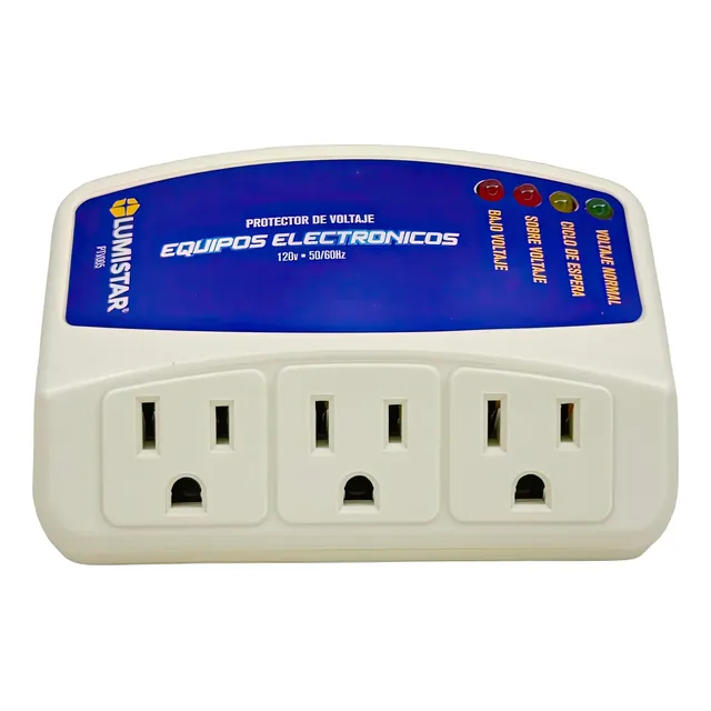 Protector De Voltaje Equipos Electrónicos Lumistar 120v
