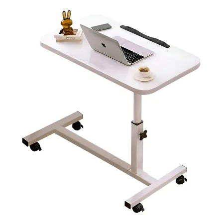 Mesa Cama Plegable Notebook Mesa Elevadora 55x32cm Blanco