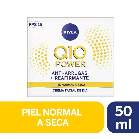 Crema Facial Antiarrugas Q10 Power Nivea Día Spf20 50ml Tipo de piel Piel Normal a Seca