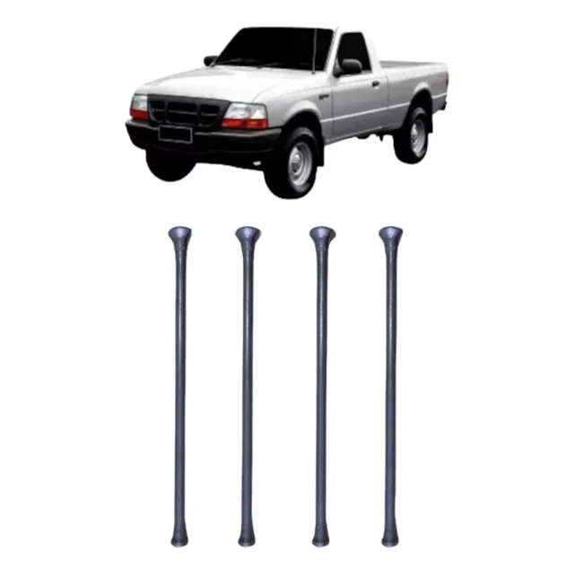Jogo 04 Vareta Tucho Valvula Ford Ranger 2.5 Maxion 2.8 Mwm 