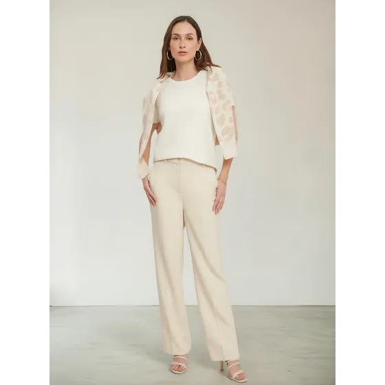 Pantalon Para Mujer Patprimo Pantalon Moda Beige #30071788