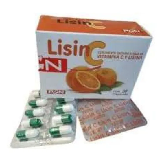 Lisin C Pgn X 30 Capsulas Vitamina C Y Lisin. Defensas