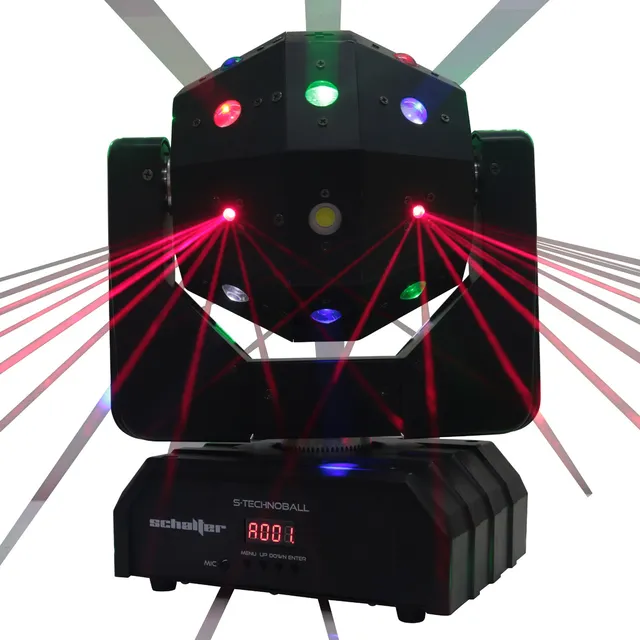 Schalter Cabeza Movil 150w Rgbw 4 En 1 Beam Laser Y Strobo
