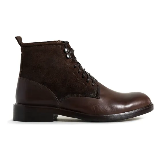 Botas Solar  Para Hombre Combinación De Texturas 11 Vélez
