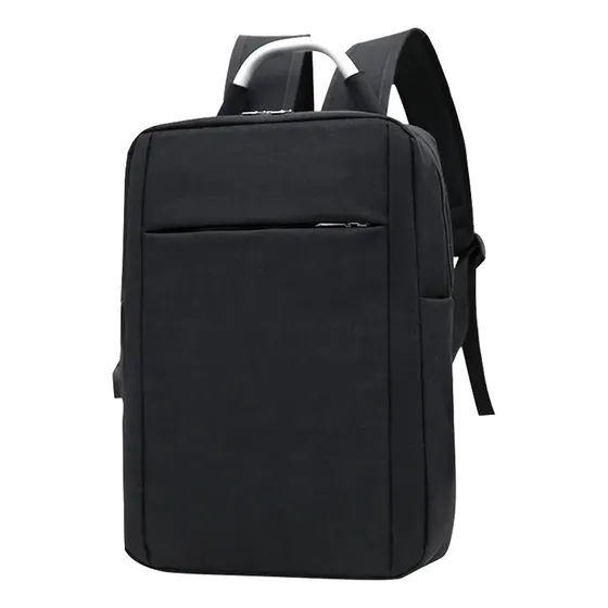 Mochila Porta Notebook Con Conector Usb Manija Metalizada
