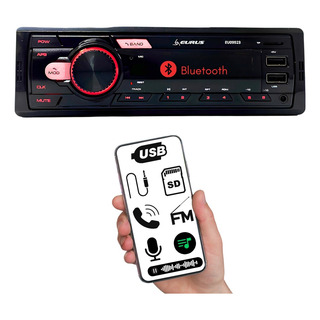 Radio Mp3 Som Automotivo Eurus Com Bluetooth Dupla Entrada Usb Sd Fm Potente Radio Mp3 Som Automotivo Eurus Com Bluetooth Dupla Entrada Usb Sd Fm Potente