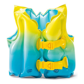 Chaleco Salvavidas Inflable De Natacion 41x30 Cm Intex Am/az Chaleco Salvavidas Inflable De Natacion 41x30 Cm Intex Am/az