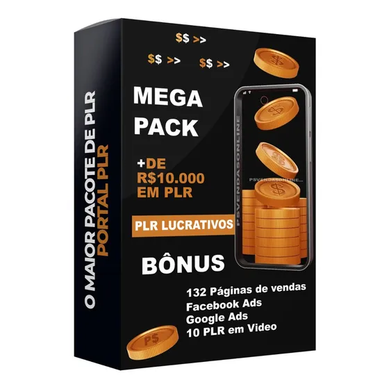 Pacote 10 Plr Video +2.500 Plr Em Português + 5000 Em Ingles
