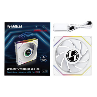 Fan Gamer Lian Li Uni Fan Tl Wireless Lcd Reverse Wht 120mm Fan Gamer Lian Li Uni Fan Tl Wireless Lcd Reverse Wht 120mm