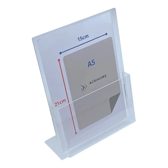 Display Porta Folder 15x21cm Vertical