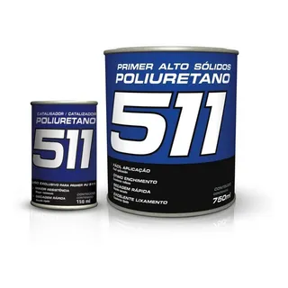 Kit Primer Hs Pu 511 Automotivo Maxi Rubber Com Catalisador Kit Primer Hs Pu 511 Automotivo Maxi Rubber Com Catalisador