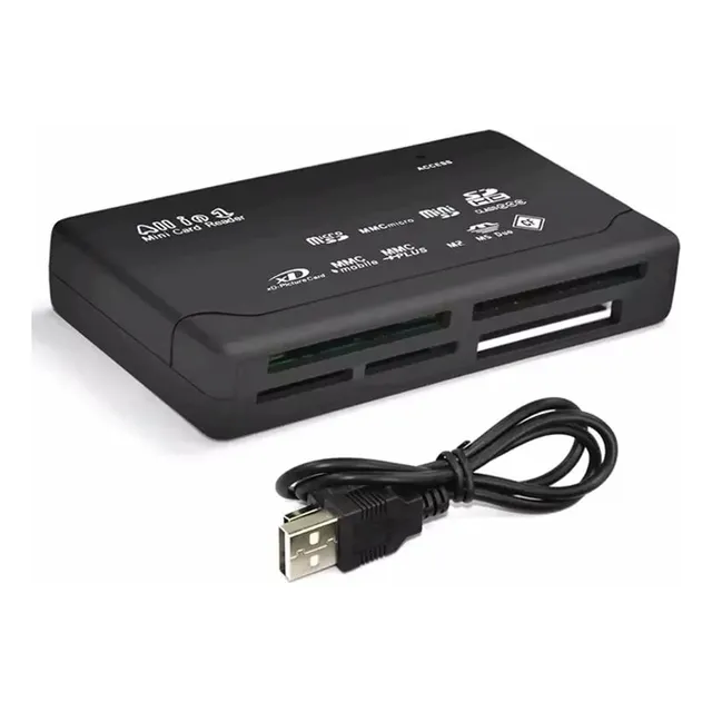 Lector Memory Stick Pro Cf Tf Sd M2 Ms Xd Mmc 1 Año Garantía