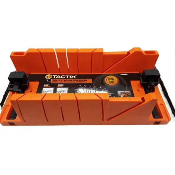 Caja Inglete De Ajuste Rapido 37 Cm (14-1/2) Tactix