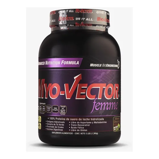 Proteína Mujer Myovector Femme Choco Fresa 3 Lbs Cero Carbs