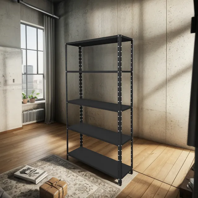 Estante Aço Armário Multiuso 5 Bandejas Alt:198cm  Larg:90cm