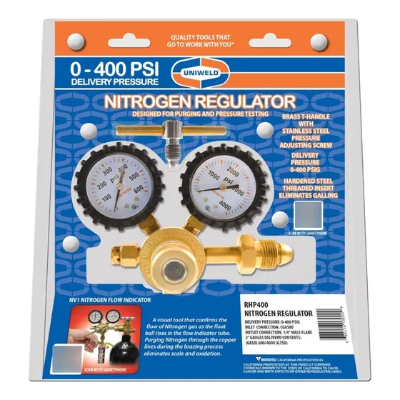 Regulador De Nitrogeno Uniweld 0-400psi Tienda