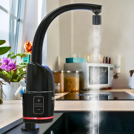Torneira Eletrônica Zagonel Touch Prima 5500W cor preto 220V
