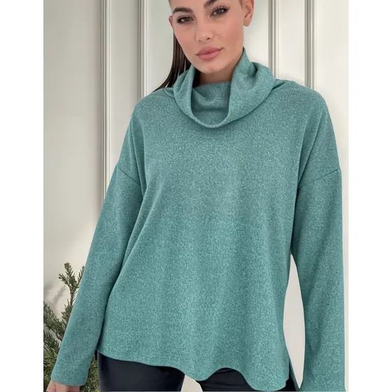 Sweater Polera Poleron De Mujer Calentito Suave Liviano