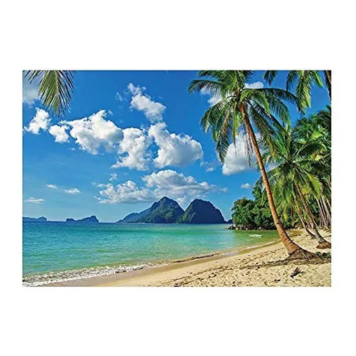 Funnytree 7x5ft Summer Tropical Beach Telón De Fondo Seaside