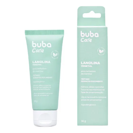 Lanolina Vegetal 30g Pomada Para Mamilos 16565 Buba Care
