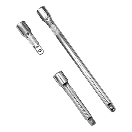 3 Barra Extension 3/8 Pulgadas 75mm 150mm 250mm Negro