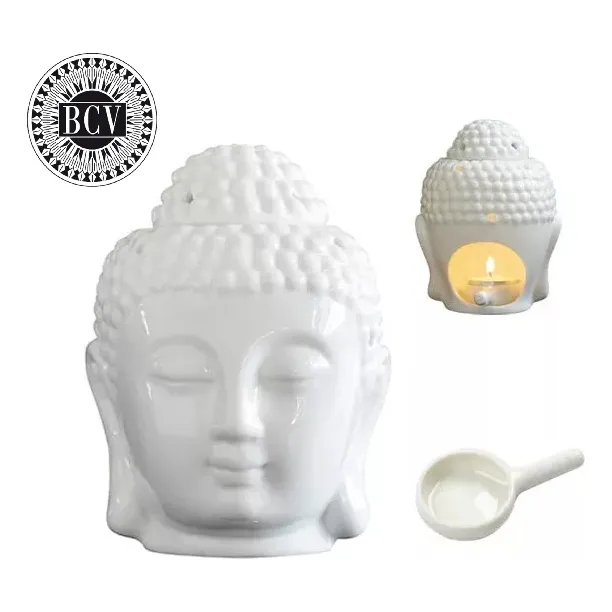 Buda De Ceramica Quemador De Esencias Sachetero