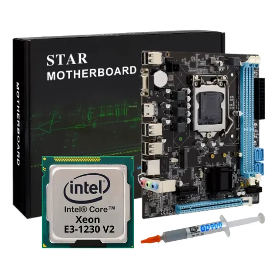 Tarjeta Madre B75 Motherboar 1155 + Procesador Xeon 1230 V2