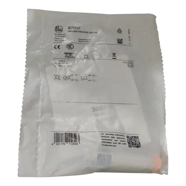 Ifm Ig5597 Sensor Inductivo