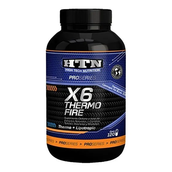 Htn X6 Thermo Fire Quemador De Grasa Pastillas Adelgazantes