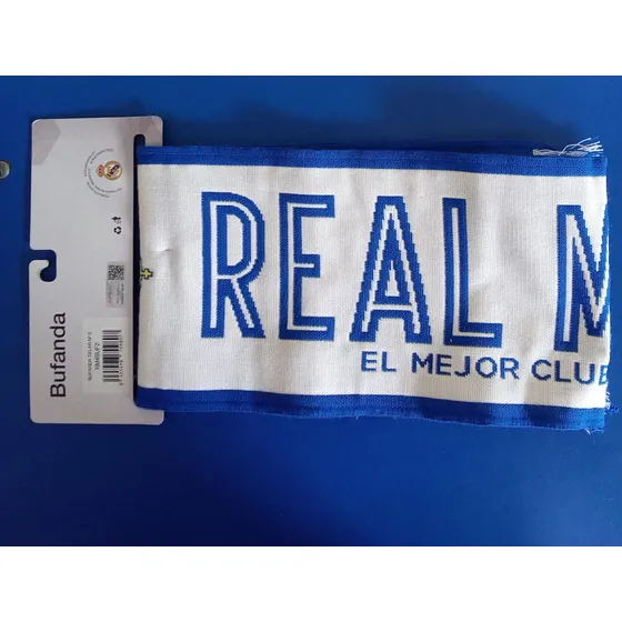 Bufanda Tela Producto Oficial Del Real Madrid Original