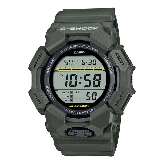 Reloj G-shock Gd-010-3d Carbono/resina Hombre Verde