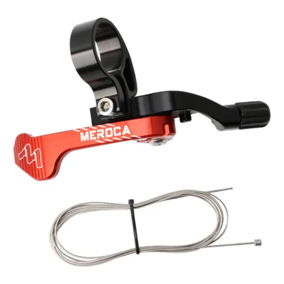 Canote Retrátil De Bicicleta Alavanca Remota Preto Vermelho