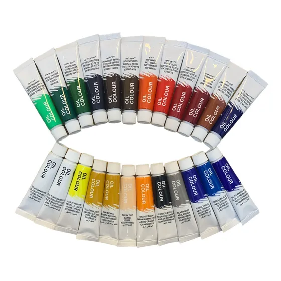 Set De Pinturas Oleos (24 Colores De 10 Ml C/u) - Arte