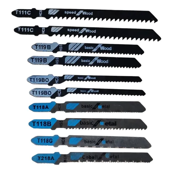 Hojas / Cuchilla Sierra Caladora Madera Metal (pack 10 Pza )