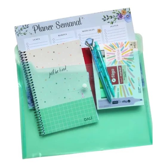 Combo Papeleria Universitario Liceal Notas Regalo Original