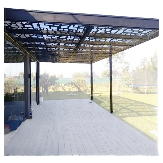 Techos Pergolas Chapa Decorativa Con Colocacion X M2-