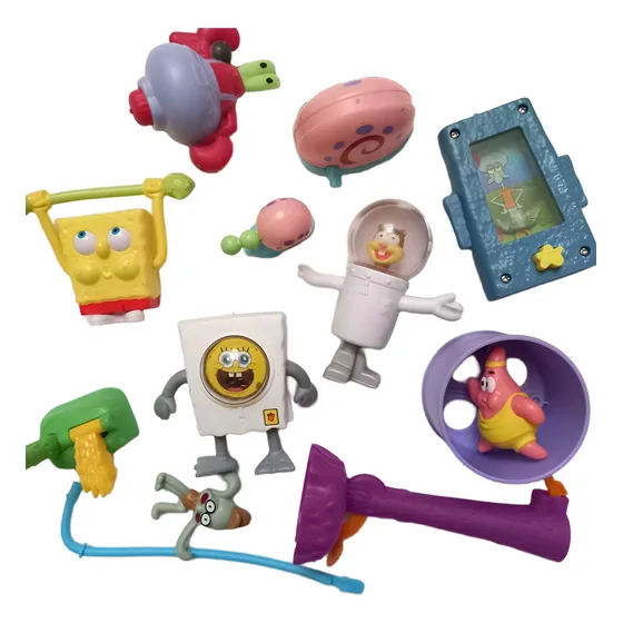 Bob Esponja Set De Muñecos  Colecciones Burger King