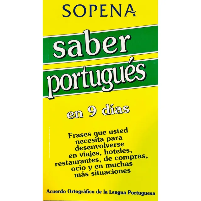 Saber Portugués En 9 Días