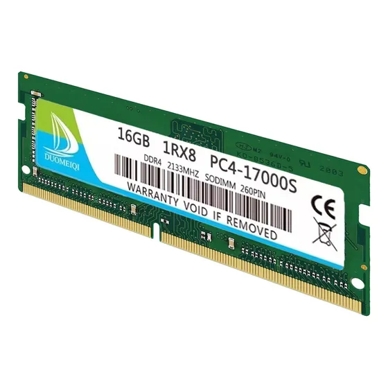 Memoria Ram Gamer DDR4 16g Sodimm Ordenador Portátil Ddr4-2133mhz Pc4-17000 Duomeiqi 1.2V 266Pin Verde