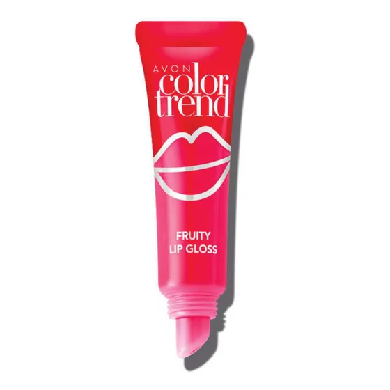 Brillo Labial Avon Labial Color Trend Glossy Brillo Color Fresa